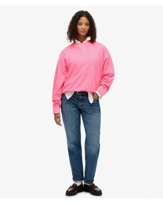 Superdry Red & Co Studios Crew Sweatshirt