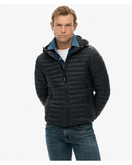 Superdry Blue & Co Hooded Fuji Lite Jacket for men