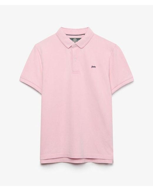 Superdry Pink & Co Classic Pique Polo Shirt for men