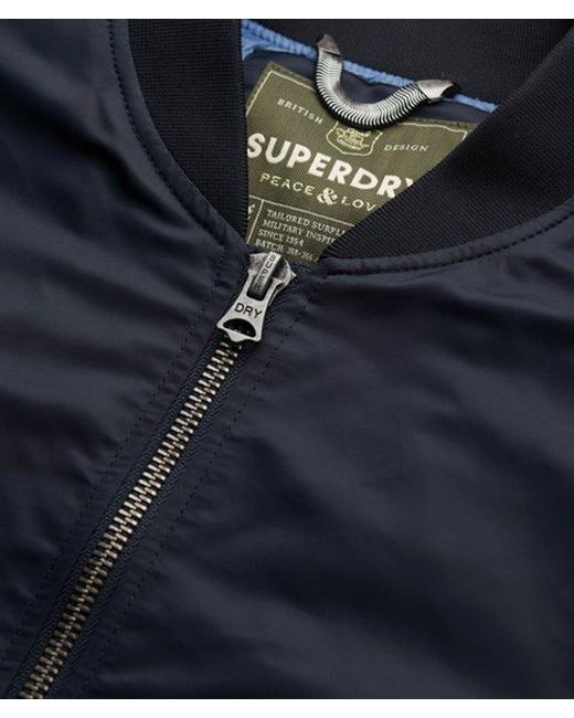 Superdry Blue Ma1 Bomber Jacket