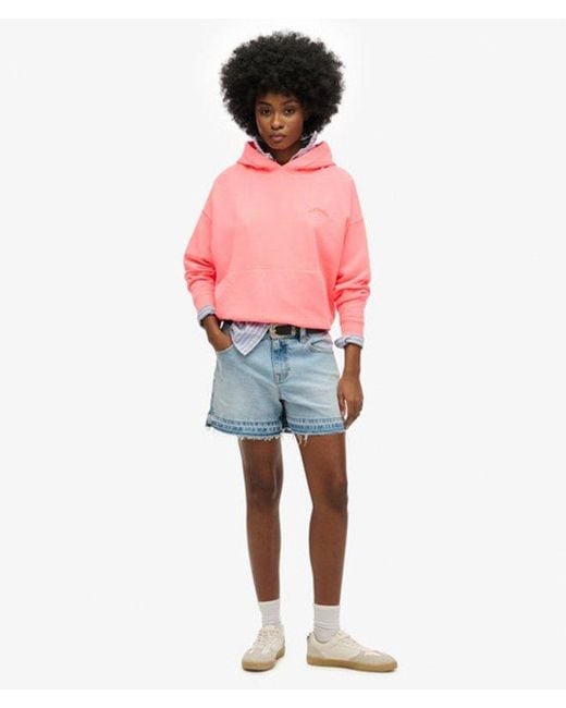 Superdry Red Essential Logo Hoodie
