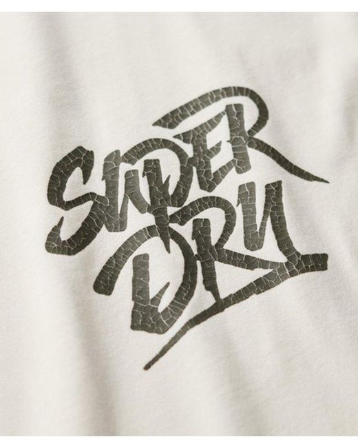 Superdry White & Co Photographic Skate Loose T-shirt for men