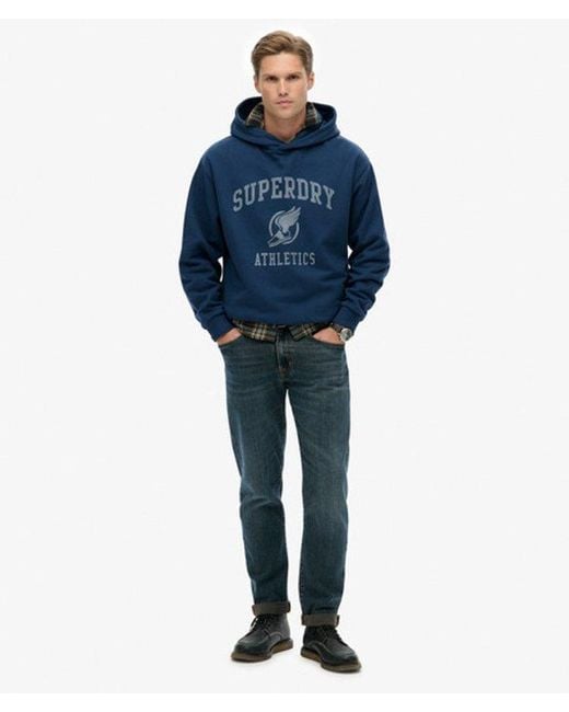 Homme Sweat À Capuche Overtaille Vintage Athletic Taille Superdry pour homme en coloris Blue