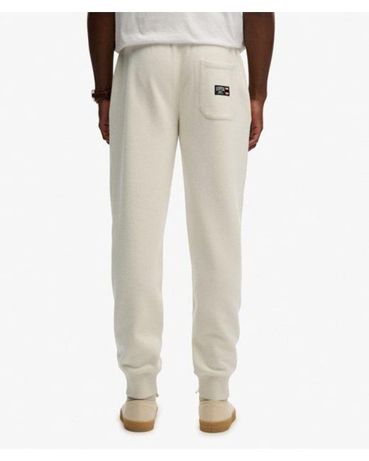 Superdry White & Co Essential Logo Half Brushed joggers for men
