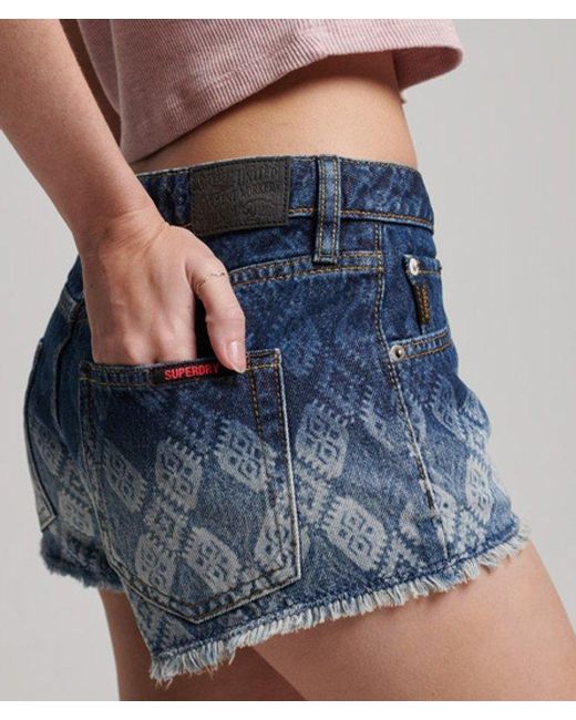 Superdry Blue & Co Denim Hot Shorts