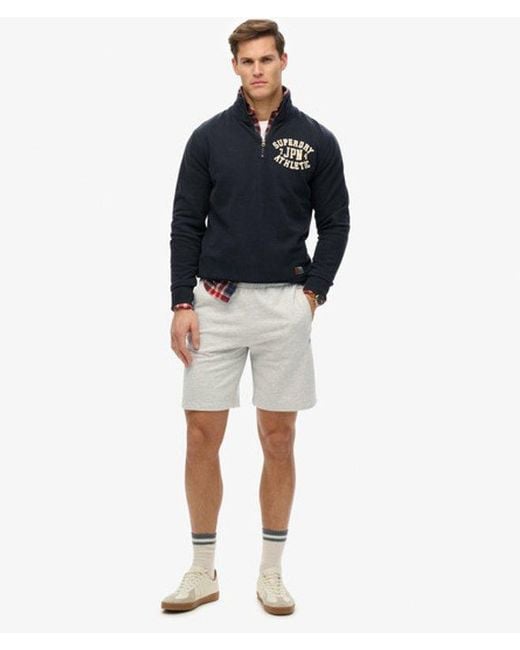 Superdry Gray & Co Essential Logo Jersey Shorts for men