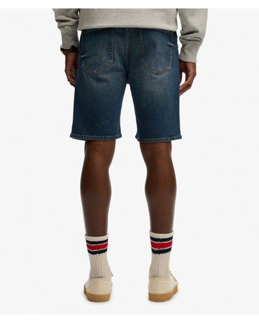 Superdry Blue & Co Vintage Straight Shorts for men