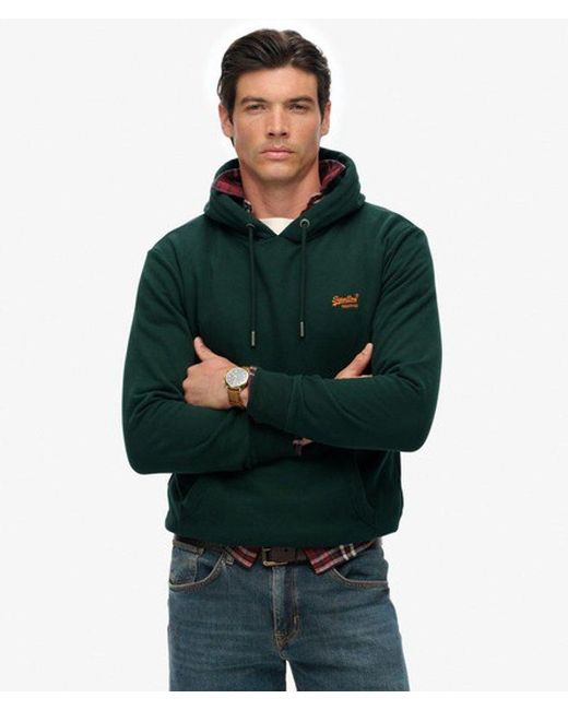 Superdry Green & Co Essential Logo Hoodie for men