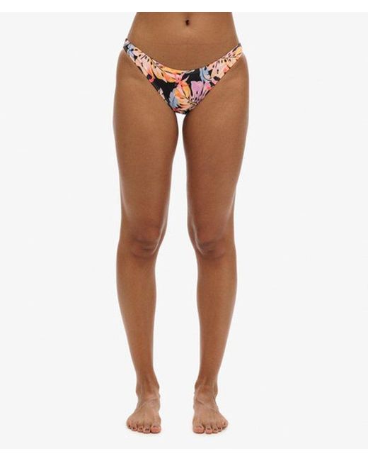 Superdry Pink & Co Ladies Classic Printed Bikini Briefs