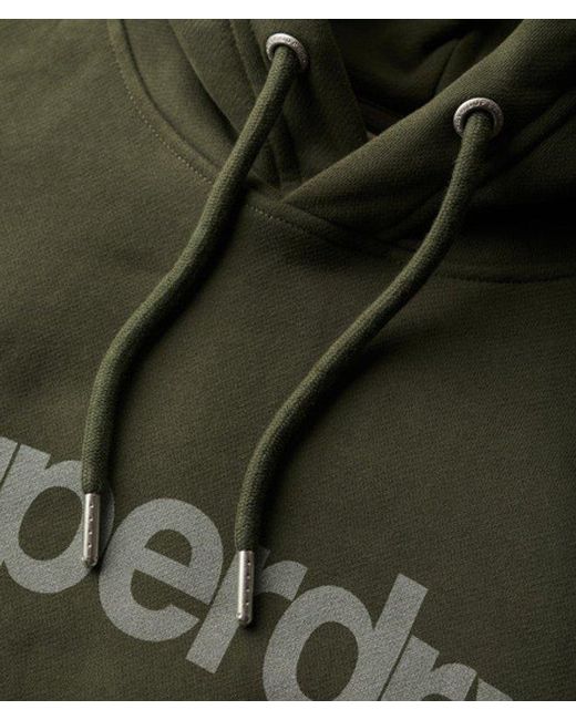 Superdry Green & Co Core Logo City Loose Fit Hoodie for men