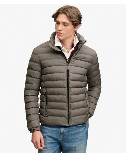 Superdry Brown Fuji Estate Padded Jacket for men