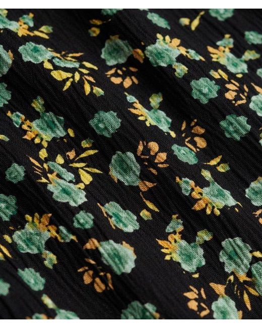 Superdry Mini Swing Wrap Jurk in het Green
