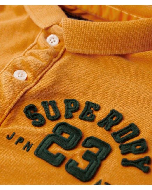 Superdry Orange & Co Vintage Athletic Polo Shirt for men