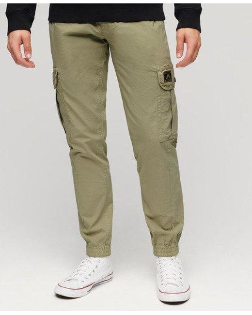 Superdry Green Para Cargo Slim Pants for men