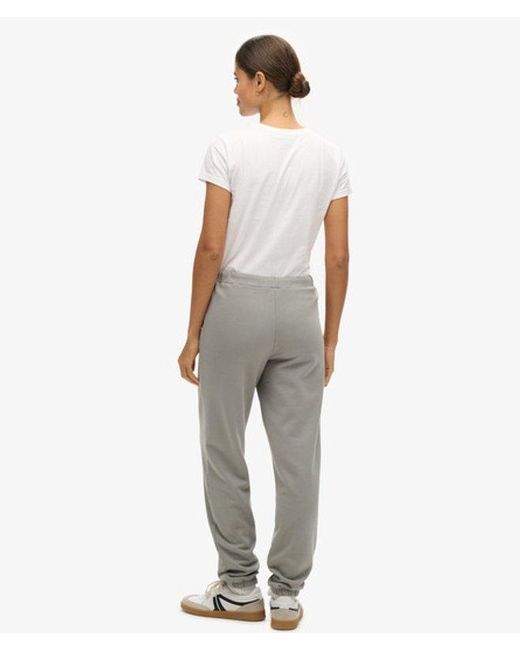 Superdry Effen joggingbroek in het White