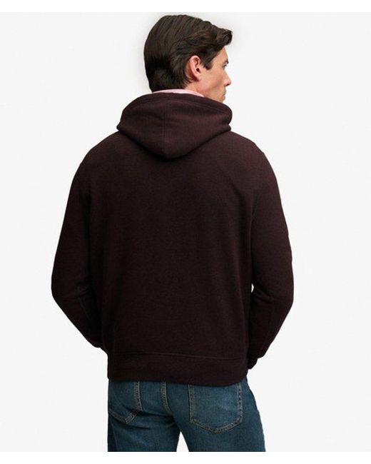 Superdry Black & Co Essential Logo Hoodie for men