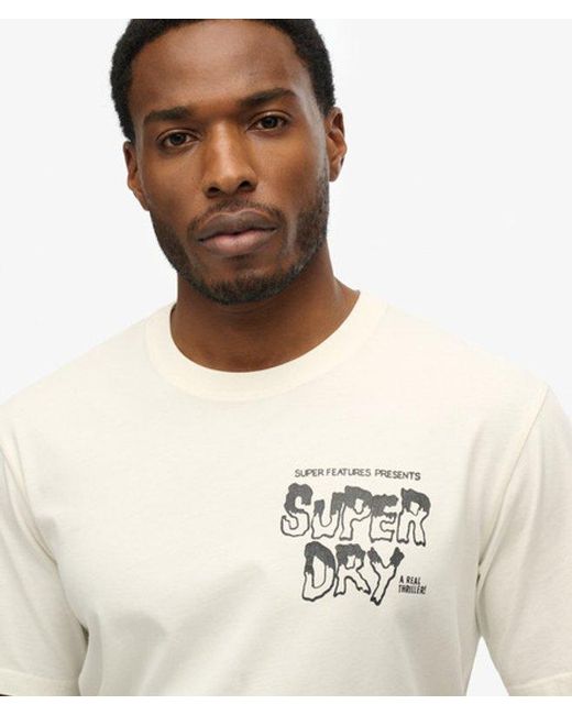 Superdry White & Co B-movie Graphic Loose T-shirt for men
