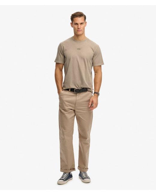 Superdry Brown & Co Micro Logo T-shirt for men