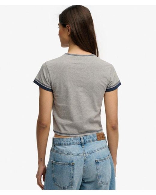 Superdry Gray & Co Athletic Essentials Layered Top