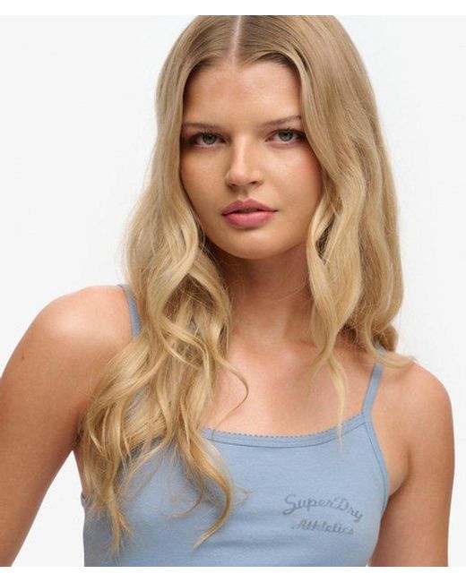 Superdry Gray & Co Athletics Essentials Cami Top