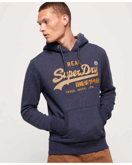 superdry denim hoodie