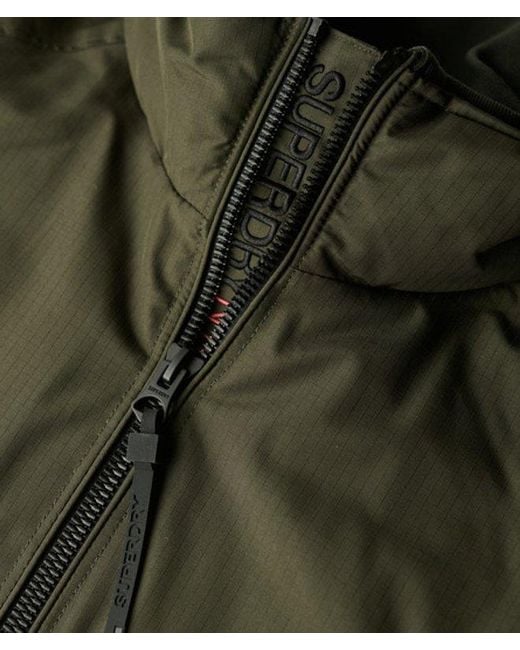 Superdry Green Oversized City Harrington Jacket