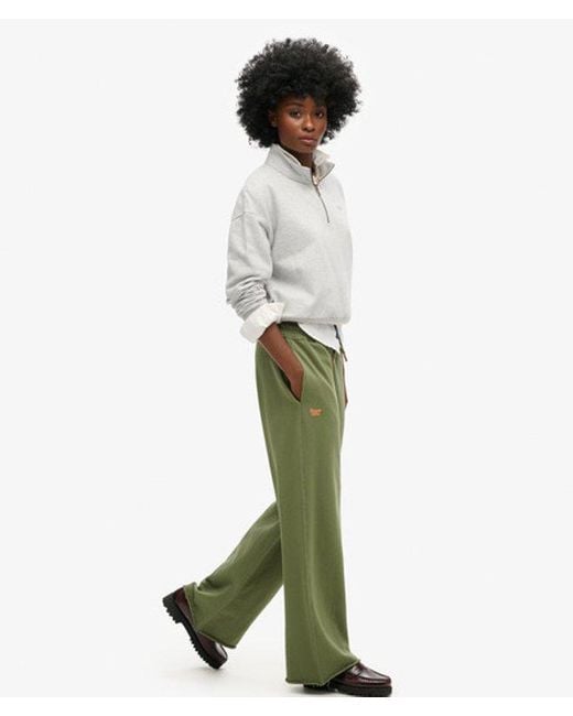 Superdry Green & Co Essential Logo Straight joggers