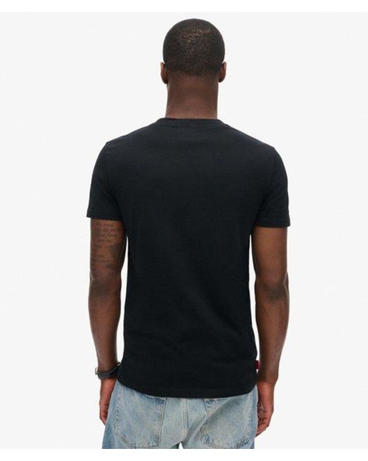 Superdry Black & Co Essential Embroidered T-shirt for men