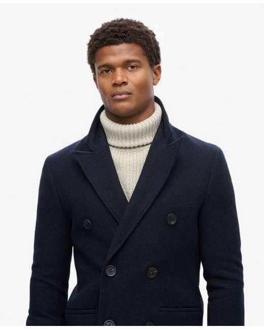 Superdry long coat mens deals