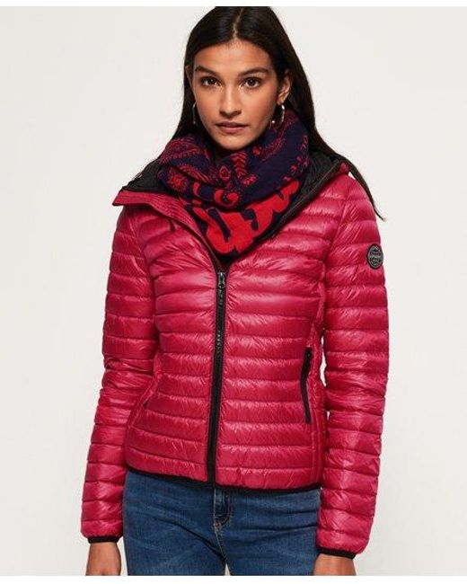 superdry womens core down jacket