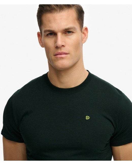 Superdry Green Sd & Co Logo Embroidered T-shirt for men