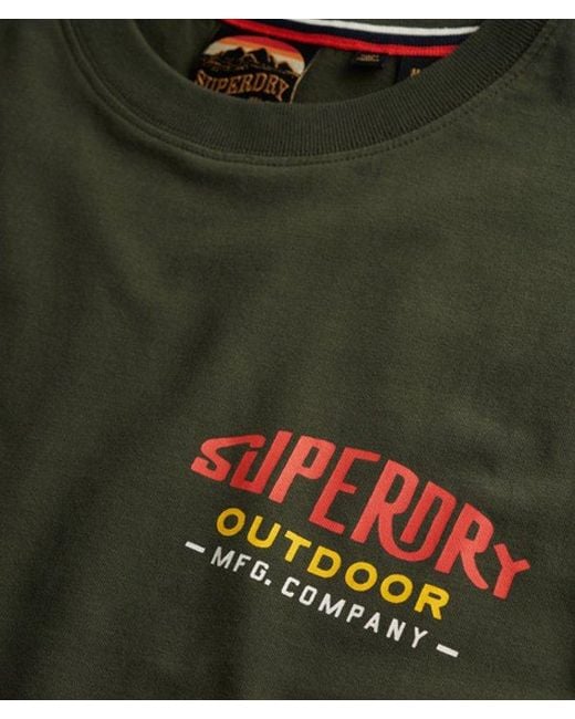 Superdry Green & Co Mountain Relaxed T-shirt for men
