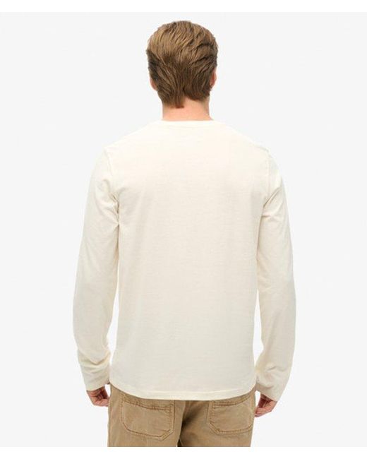 Superdry White Classic Essential Top for men
