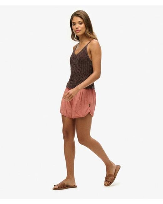 Superdry Red & Co Beach Shorts