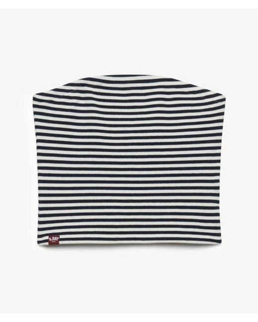 Superdry Blue & Co Athletic Essentials Jersey Bandeau Top