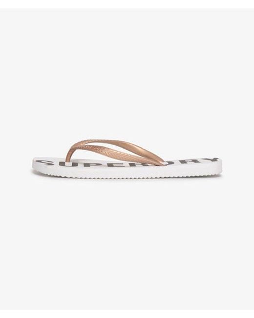 Superdry White & Co Code Essential Flip Flops