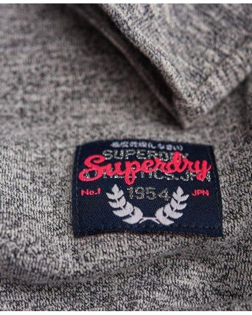 Superdry Gray Double Hit Sequin Top Marl