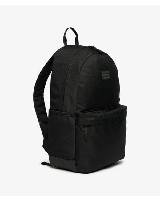Superdry Black & Co Classic Patch Montana Backpack