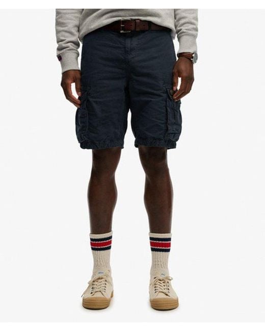 Superdry Blue & Co Parachute Light Shorts for men
