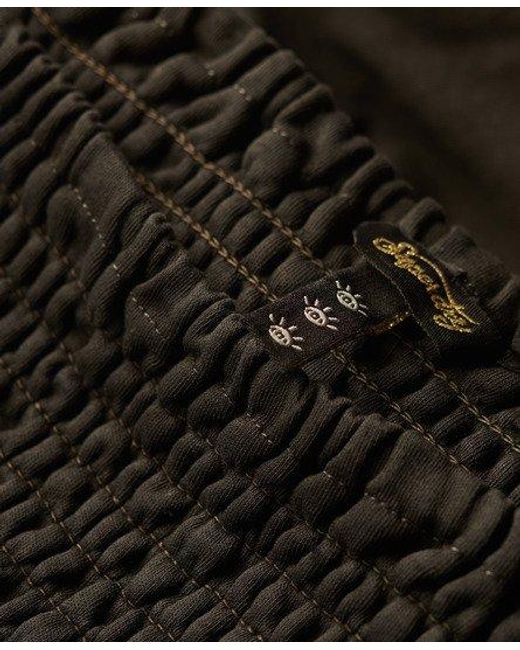 Superdry White Tiered Jersey Mini Skirt