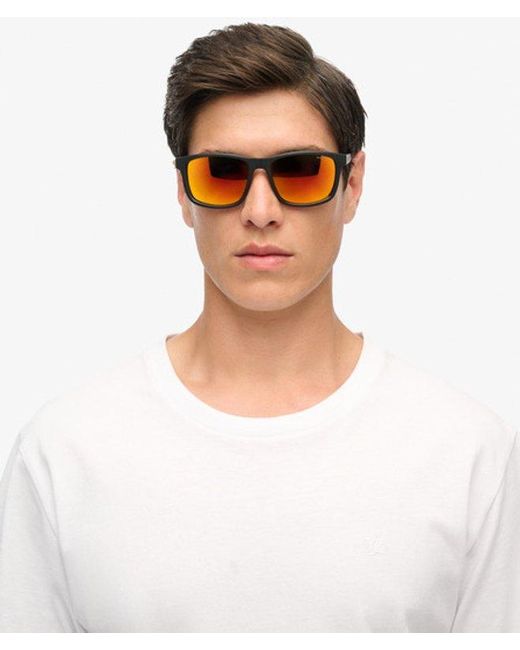 Femme Lunettes De Soleil Carrées Taille: 1Taille Superdry en coloris Black