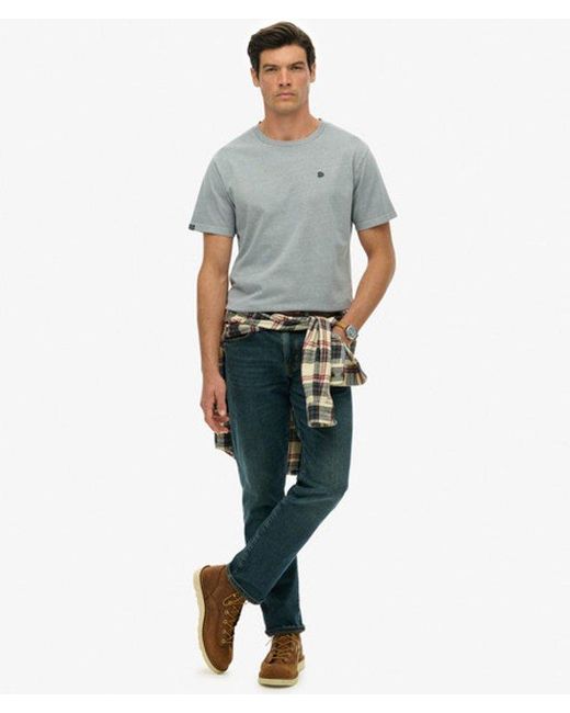 Superdry Gray Essentials Relaxed T-Shirt for men