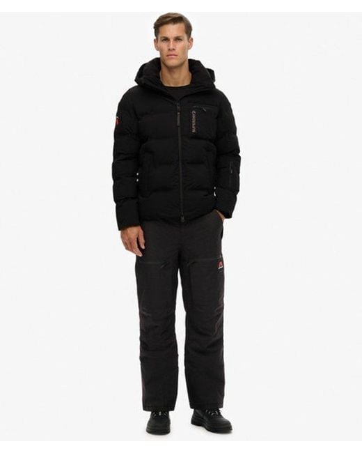 Superdry Black & Co Ski Sports Padded Jacket for men