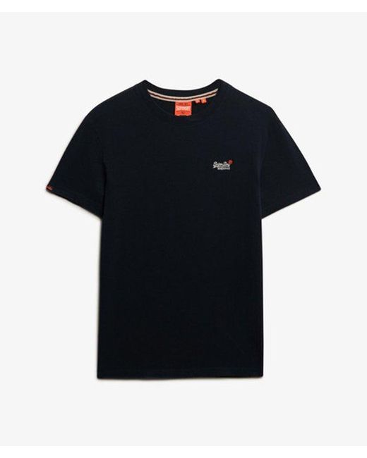 Superdry Blue & Co Essential Contrast Embroidered T-shirt for men