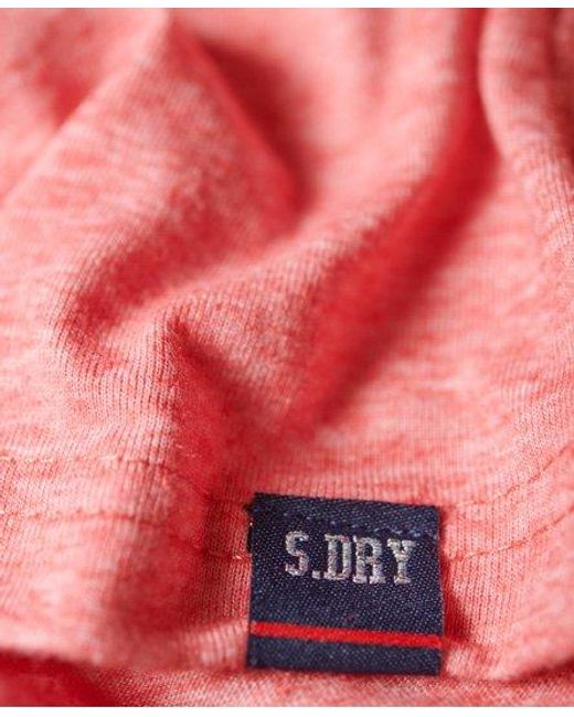 Superdry Pink Western Rope T-Shirt Sun Bleached Snowy