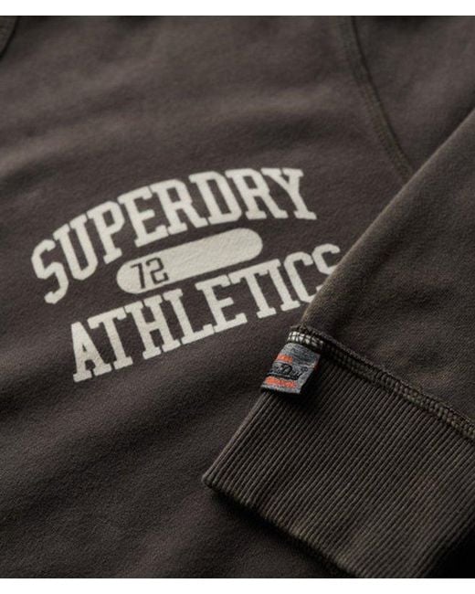 Superdry Gray & Co Athletic Essentials Crew Sweatshirt for men