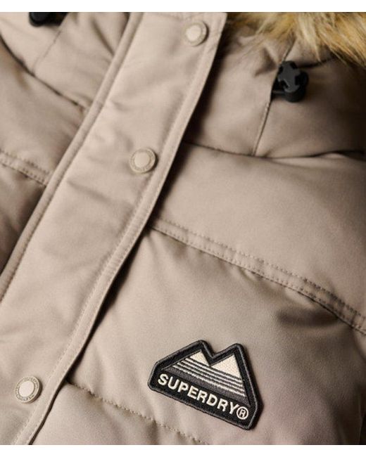 Superdry Black & Co Everest Faux Fur Gilet