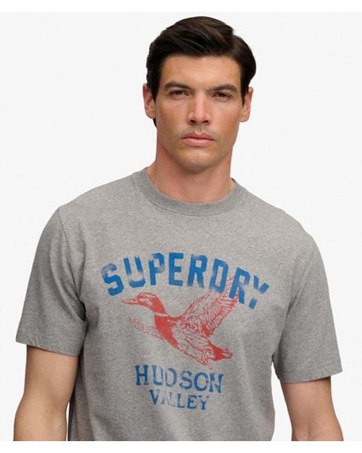 Superdry Gray & Co Wild Frontier T-shirt for men