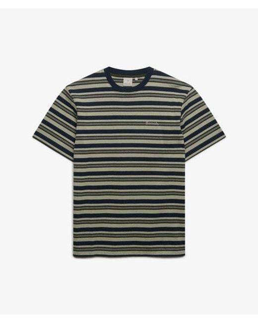 Superdry Green Bench X & Co Bench Boxy Stripe T-shirt for men