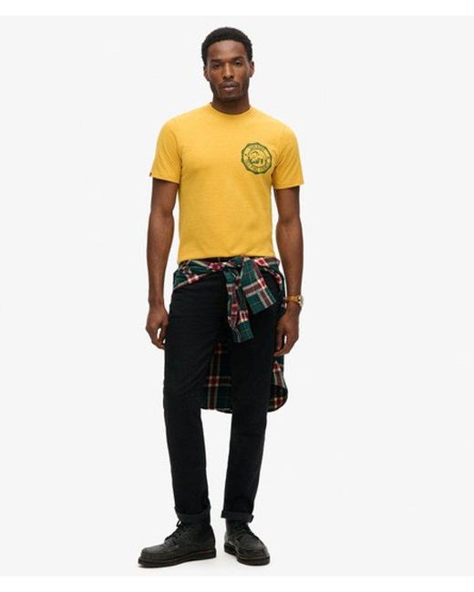 Superdry Yellow & Co Outdoor Graphic T-shirt for men